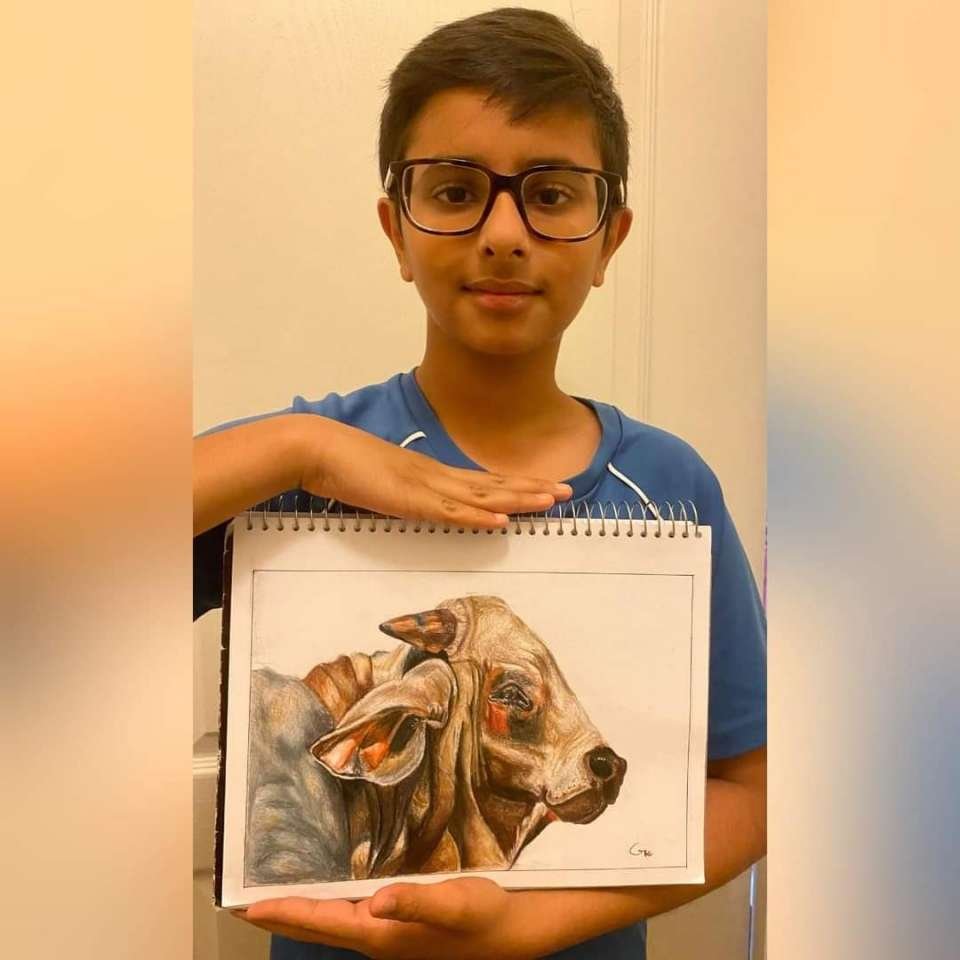 Amb Dr G Vijay Kumar FNI +91 97879 00851 - Proud to share My  student Gowtham’s weekly work.. As he is coming from Canada 🇨🇦 for online session for 2 years, His 10+hrs of work and detailing came this result.. <br />Medium:Colour pencil shading- Happy Monday my dear global family thankyou very much for being with Daniil foundation<br />Have a great blessed day and week & Happy welcome your, your Children and youth – Drawings<br />for the Global Culinarians Day 2023 new 8th Global #PeacePicture Contest with the topic: “Well-Fed Children - Happy Humanity” in commemoration of Daniil Cirpala<br />-Accepted Peace Arts Works: Drawings can be small or big on any wall, pictures on any paper or textile or any other materials even digital, 3D or VR; <br />Peace Essay, Peace Poems, Peace Songs, Peace Statues, Peace photos, Peace videos; Peace video games etc. works are also accepted. <br />- Arts Works for competition suppose to have Author Name On it and TAG #Peace2027<br />-All Arts Works should be shared Wide in social networks with Hashtag  #Peace2027 <br />also shared with Local Leaders, Presidents, Governments and Media to raise awareness for #Peace2027<br />- There is No Age or other restrictions for participants: all countries are welcome, Schools, Colleges, Universities, Academies, Kindergartens, Communities or any other teams, biz, parties, clubs, etc. organizations are welcomed too.<br />-Deadline next Sunday<br />-Please happy send your Peace Arts Works photos this Week to GPBNet #DaniilFoundation<br />by email irffmd@gmail.com or tel, Whatsapp, telegram +79811308385<br />For Consultation, Presentations, Cooperation, Partnerships, Interviews, Sponsorship, to Donate, to volunteer contact +79811308385<br />Event page to upload your artworks photos https://ivacademy.net/en/events/viewevent/16-for-the-global-culinarians-day-2023-new-8th-global-peacepicture-contest-with-the-topic-well-fed-children-happy-humanity<br />Enjoy Last contest participant’s VIDEOs: https://youtu.be/8nrYE1Qcfss <br />https://youtu.be/l_A3B-rSIso <br />In the memory of Daniil, year around Famous drawing Contest for #Peace2027 is held, and as Daniil has been drawing #PeacePictures in last days, we invite you to donate today to the Daniil Foundation to support him https://ivacademy.net/en/donate<br />IMPORTANT Please SHARE this information wide to enable all 8B+ people to participate and complete ultimate global peace building by 2027 ok? in all your Schools Sunday schools, Teacher’s and students associations etc.<br />We are Happy welcome many MANY Peace Drawings!!!