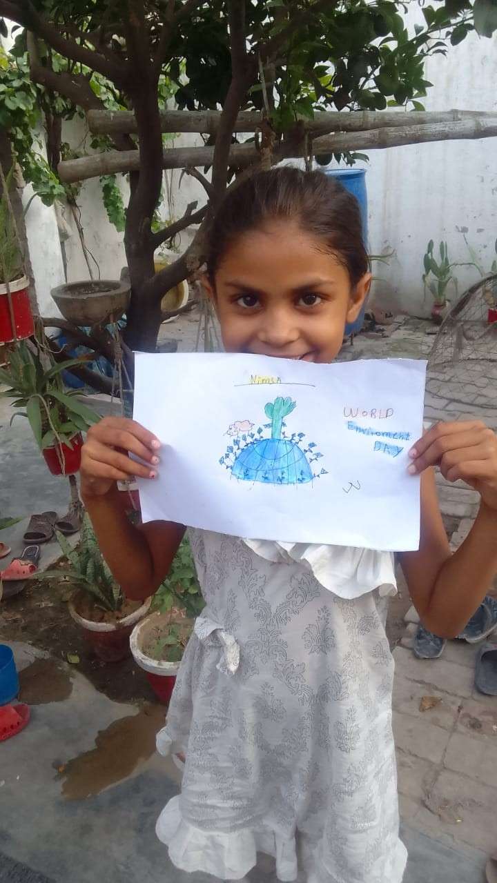 Vote Comment Like Share Global #PeacePicture Contest, topic: “Global Disarmament by 2027 will Solve Climate problems!!!” for the World Environment Day 2023 #DaniilCulture participant from Faisalabad Pakistan church name . Catholic Church. class two.<br />Contact Peace Ambassador Aqsa in Pakistan for cooperation, to donate, to volunteer +92 307 9682625