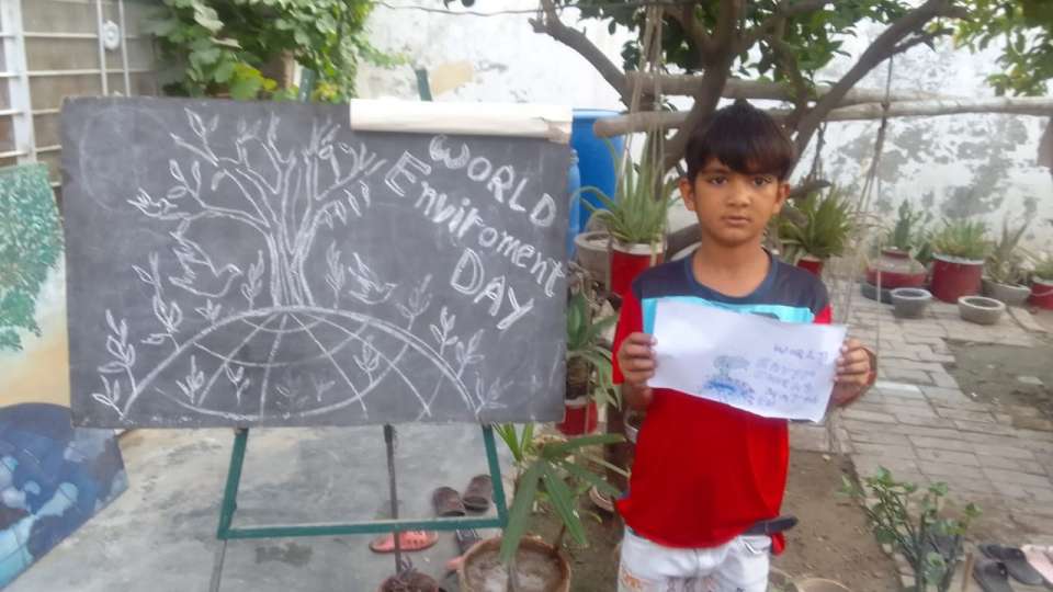 Vote Comment Like Share Global #PeacePicture Contest, topic: “Global Disarmament by 2027 will Solve Climate problems!!!” for the World Environment Day 2023 #DaniilCulture participant from Faisalabad Pakistan church name . Catholic Church. class two.<br />Contact Peace Ambassador Aqsa in Pakistan for cooperation, to donate, to volunteer +92 307 9682625
