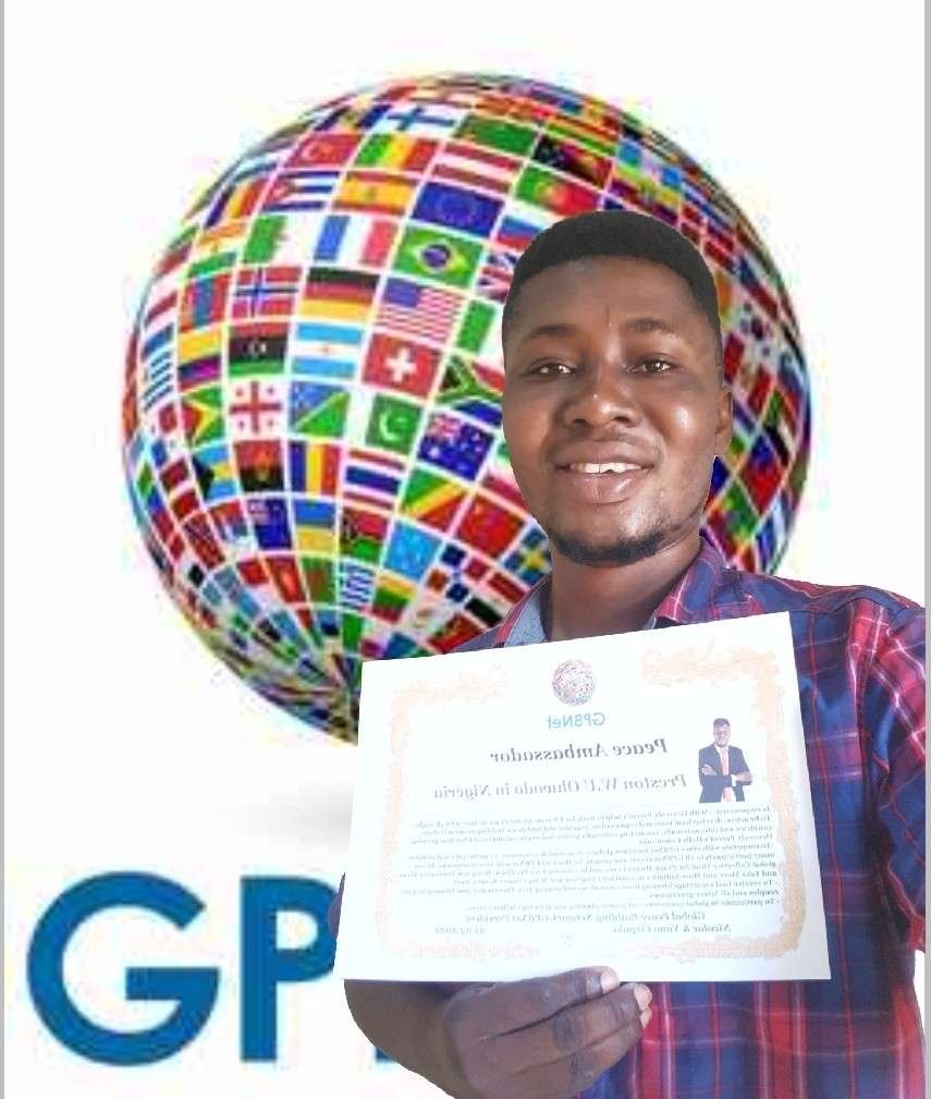 Happy Welcome to Ultimate Global Peace by 2027 campaign team, please contact for Cooperation #ForPeace #GPBNet <br />Preston W.U Ohwodo in Nigeria<br />& Receive Peace Ambassador Certificate to work #ForPeace in your area Watsapp +79811308385 –GPBNet Join, Subscribe and Share #YoutubeRecommend for Cooperation, to Donate, for consultation, to invite us as Guest Speakers at your online or offline events, to Volunteer, to receive marriage blessing call www.ivacademy.net