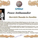 Meet our Global Peace Building team Derrick Chanda in Zambia