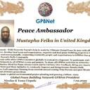 Happy Welcome to Ultimate Global Peace by 2027 campaign team, please contact for Cooperation #ForPeace #GPBNet  Mustapha Feika in United Kingdom<br />& Receive Peace Ambassador Certificate to work #ForPeace in your area Watsapp +79811308385 –GPBNet Join, Subscribe and Share #YoutubeRecommend for Cooperation, to Donate, for consultation, to invite us as Guest Speakers at your online or offline events, to Volunteer, to receive marriage blessing call www.ivacademy.net