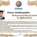 Meet our Global Peace Building team and contact for Cooperation #ForPeace #GPBNet Mohammad Sharif Amiri in Afghanistan