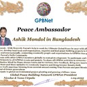 Happy Welcome to Ultimate Global Peace by 2027 campaign team, please contact for Cooperation #ForPeace #GPBNet <br />Ashik Mondol in Bangladesh<br />& Receive Peace Ambassador Certificate to work #ForPeace in your area Watsapp +79811308385 –GPBNet Join, Subscribe and Share #YoutubeRecommend for Cooperation, to Donate, for consultation, to invite us as Guest Speakers at your online or offline events, to Volunteer, to receive marriage blessing call www.ivacademy.net