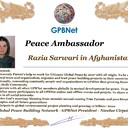 Meet our Global Peace Building team and contact for now Cooperation #ForPeace #GPBNet Razia Sarwari in Afghanistan