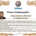 Meet our Global Peace Building team and contact for cooperation Ziaurahman Munsef in Afghanistan