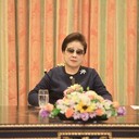 True Mother spoke at the Heavenly Japan Top-gun Assembly on May 29, 2021 at Shyoto HQ, Tokyo, Japan and Cheon Jeong Gung<br /><br />Thank you. You indeed are the evergreen pine trees of Cheon Il Guk, and the hope of the future. It is only you, the Hyojeong-rang[1], who can realize the dream of God’s only begotten Daughter, the True Mother.<br /><br />I listened with profound inspiration to the reports you prepared. Due to the Fall of our first ancestors, our history has continued to this day as a history of war, conflict, and suffering. Therefore, to see the completion of God’s providence, the victorious True Parents must emerge from among humankind. Otherwise, we cannot realize Heavenly Parent’s dream and humanity’s hopes.<br /><br />It is notable that due to the COVID-19 pandemic, which is spreading across the world today, nations both big and small have faced a year and more of tremendous difficulty. In this time, the extremely serious circumstances in our environment are making it difficult for people to find hope. As a result, young people all over the world who should be growing into our future leaders are losing hope, committing suicide, thus giving up their lives. In this serious time, particularly when it comes to religious and ideological conflicts, you members of the 2nd and 3rd generation, born through True Parents, are the only hope.<br /><br />Until now, you have worked so hard in Japan, investing and multiplying tenfold. This, however, could not bring about national restoration. Therefore, please invest tenfold, a hundredfold more effort. Let people know that you alone are the hope of Japan. Those from earlier generations created many problems that could not all be solved. You, therefore, must educate and awaken people. Even when it comes to the Korean-Japanese problem, the thinking of the older generation of politicians stems from their own selfish interests. These are simply obstacles on the path to a world of peace wherein all would live as one great family. I therefore hope you will raise your voices, teach them, and increasingly expand your environment so that people are able to work in a principled way in all fields of endeavor. Furthermore, the mission of the mother nation is very important in God’s providence.<br /><br />Until now, all people have lived for 6,000 years like orphans who have lost their parents. But now, the Parents of humankind have established Cheon Il Guk on earth, and from the position of having firmly settled Cheon Il Guk they are creating an environment wherein all people can live with, attend, and follow the Heavenly Parent, humanity’s eternal Parent—our Parent. Yet if one cannot cooperate with this or keep abreast of things, hope for the future will be lost.<br /><br />How could all religious groups, who have steadfastly worked for so long to meet the Parents, and from the Christian background, how could…<br /><br />True Parents are working on creating that environment wherein all people attend Heavenly Parent as their Parent and live together with their Parent on earth. So please make sure you do not become those unfortunate people of current and older generations who are not participating in this work, and thus miss this golden age—by making more effort to solve the Korea-Japan issue, and by strongly, boldly and courageously speaking and raising your voices to those who are not participating at this time. This is a time when leaders around the world are participating in God’s providence without even being aware, and you are hearing reports on activities conducted by righteous people and prophets.<br /><br />I am truly happy that, with you, I can return gratitude and glory to Heavenly Parent. I love you all.