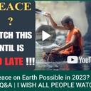 Good night my Global Family 28.10.2023 Happy welcome ???? with your friends, families, communities, leaders and Presidents????VITAL Daily Marathon to rewrite awful history into bright future for thousands years ahead of 8B+ people thus finishing building Ultimate Global Peace by 2027????<br />Enjoy Today's Global Forum Meeting video for you https://youtu.be/eij9bFtvYQo and humanity<br /><br />Podcast Audio https://podcasters.spotify.com/pod/show/nicolae-cirpala/episodes/How-GLOBAL-PEACE-2023-e2b569d<br /><br />Subscribe, Register https://ivacademy.net/en/free-sign-up Donate https://ivacademy.net/en/donate<br /><br />Daily join us & ENJOY most Powerful United Global efforts in #GlobalPrayersChain for #Peace2027 at 19.00 your local time and #PrayWithNick for:<br /><br /> - Ultimate Global Peace by 2027<br /><br />- All countries to be restored to God by 2027<br /><br />- For Immediate Peace in Holy Land, Ukraine, Congo, Ethiopia, Nigeria, Yemen, Syria, Israel, Myanmar, Palestine, Sudan, Algeria and all hot spots globally<br /><br /> - True Parents, True children, True Family and True Mother's health - Healing Oceans and all Environment by 2027 - Humankind to plant and raise 1 billion+ trees globally by 2027<br /><br />- South and North Korea peaceful reunification this year - Global economy that benefits all nations and people to be set up worldwide by 2027<br /><br />- All countries to stop weapons production and distribution and begin to invest in peace and in the well-being of humanity by 2027<br /><br />- All families globally to receive God's Marriage Blessing by 2027<br /><br /> - All religions by 2027 to start to work together in unity to illuminate humankind about God our all humans Heavenly Parent and His tireless work of humans salvation behind the history, receive marriage blessing from Messiah 2nd coming and pass to all humanity<br /><br />- Peace Road to be built globally by 2027<br /><br />- till 2027 humankind to finish all wars and sanctions globally forever - Reform health care systems for good, globally, by 2027<br /><br />- Total Liberation of Our Heavenly Parent and ancestors in spiritual world<br /><br /> - Science and religion unity by 2027 - Join now new 40 days prayer, devotions and blessing condition 6.10-14.11.2023 for success of vital marriage blessing events in Europe, Africa, Asia, Americas and all True Parents peacebuilding activities globally; With today's effort for peace & Social Service, Charities, Health, Wellness, Help Children, Families and Global Village Networking for #Peace2027 @Fam #GPBNet<br /><br />Amen – Aju<br /><br />Quotes: <br /><br />It is not a task just for your family for a single generation. You have to establish a firm and solid heavenly tradition over at least three generations. Your mission is that of establishing a lineage that secures the tradition of the chosen people from generation to generation.<br /><br />You have to broaden your base of true love and unite the hearts of all peoples. Light a candle, offer incense and pray to become a family that will unite the hearts of all peoples. Live and die to create a bond of true love with all peoples and with heaven and earth. If you live this way, God will protect your family through all ordeals and tribulations. It is God’s desire to plant His seeds of love in such families.<br /><br />Ladies and gentlemen, you have to establish the victorious tradition of a true and good family based on the Family Pledge. The life that you lead in this revolutionary Era after the Coming of Heaven must be one of a victor. The bright light from the Pacific Rim era is illuminating your path. God, the source of true life, true love and true lineage, is with you, whether you are in the homeland of the Korean peninsula or anywhere else in the world. True Parents, to whom God has given the Blessing of eternal value, are guiding you on your path. Be assured that there is nothing you cannot accomplish on the path ahead.<br /><br />SEND YOUR PRAYERS REQUESTS and<br /><br />Happy Join milenium in Your Favorite Networks: https://instagram.com/HAPPY_TV_NEWS<br /><br /> https://Twitter.com/cirpalanicolae<br /><br />https://FACEBOOK.com/nicolaecirpala<br /><br /> https://Youtube.com/c/HAPPYTVNEWS https://t.me/GPBNet<br /><br />or https://Linkedin.com/in/nicolaecirpala<br /><br />-& In the bright memory of my son Daniil, year around Famous drawing Contest for #Peace2027 is held, as Daniil has been drawing #PeacePictures in last days, we invite you to<br /><br />Happily donate today to the Daniil Foundation to support his cause helping  children https://www.gofundme.com/f/help-thousands-of-orphaned-and-homeless-children https://ivacademy.net/en/donate  <br /><br />Enjoy Sharing today this foundation with friends and wide in social networks to Empower you and  all 8B+ people to participate and complete ultimate Global peace building by 2027 in every country ok?<br /><br />Call me Yours @Prophet Nicolae Cirpala +79811308385 Tel WhatsApp For Cooperation, Consultation or Presentations and more partnerships
